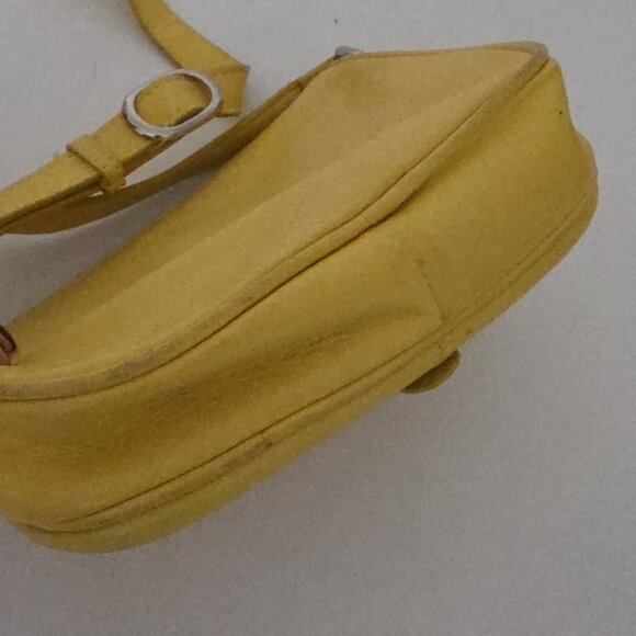 DANIER | Mini Crossbody Bag Yellow Leather - Picture 4 of 8